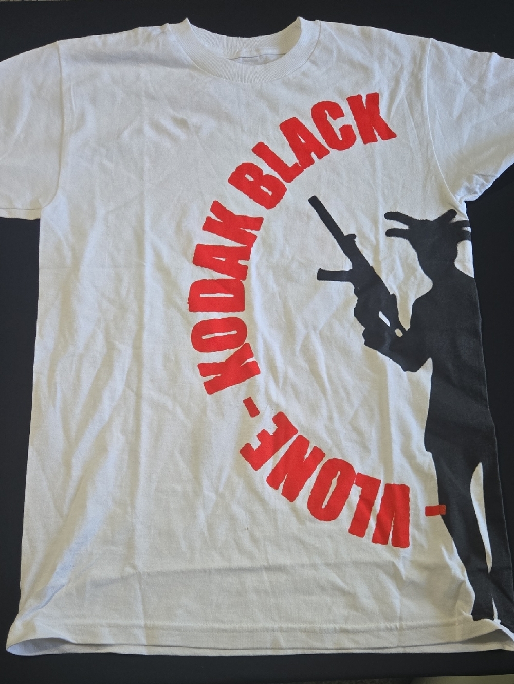 VLONE KODAK BLACK TEE SIZE SMALL